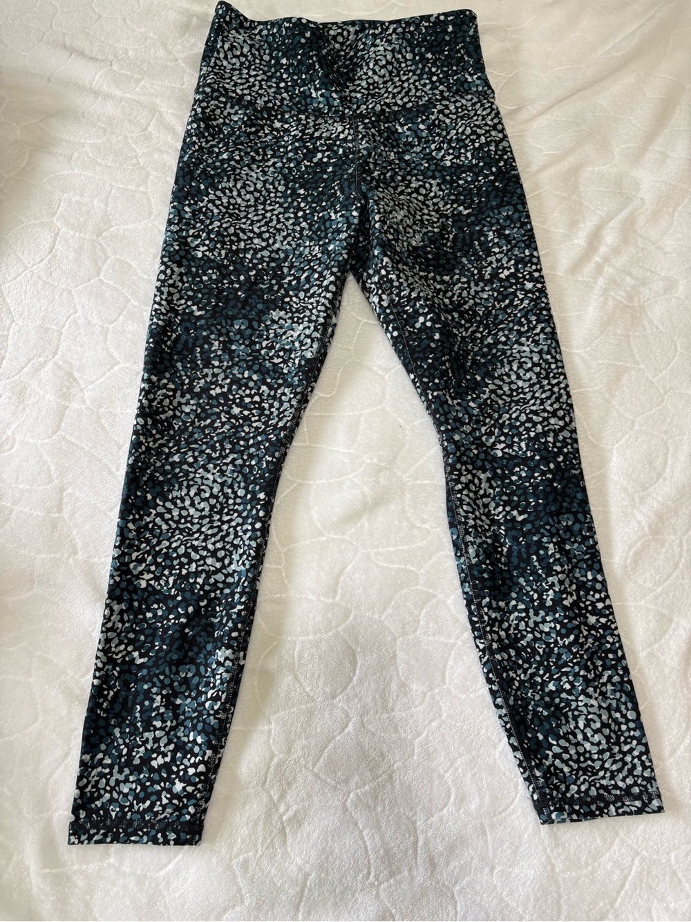 Balance Collection Black & Gray Speckled High-Waist Jeggings